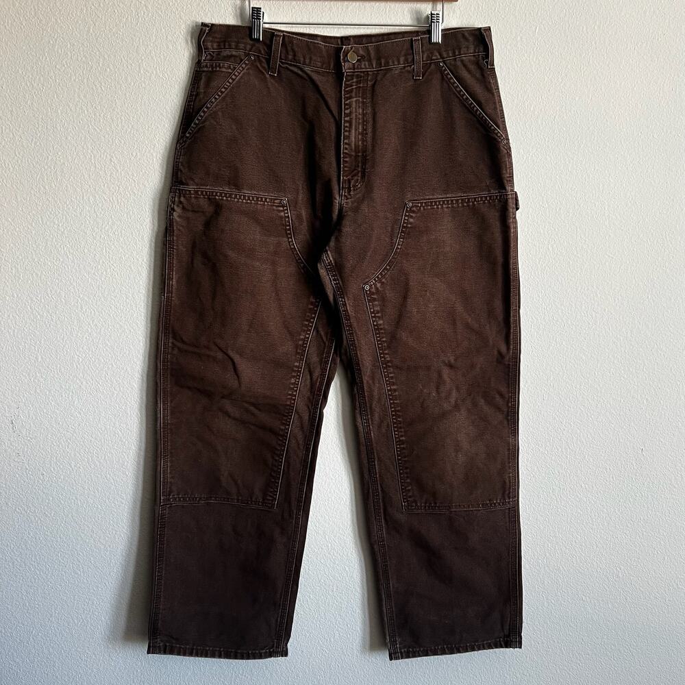 Carhartt DKB brown double knee work wear carpenter pants